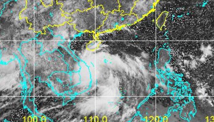 15号台风路径实时发布系统卫星云图 台风电母高清云图最新追踪